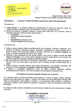 interpellanza 09 - Movimento 5 Stelle Carmagnola