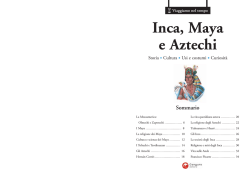 Inca, Maya e Aztechi