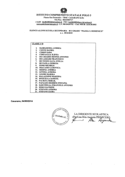 elenchi per sezioni scuola secondaria 1° grado