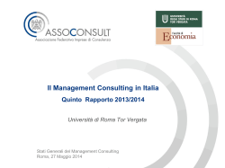 Presentazione Dati Indagine Rapporto 2013-2014