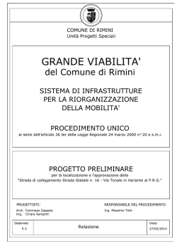 E.3 Relazione - Comune di Rimini