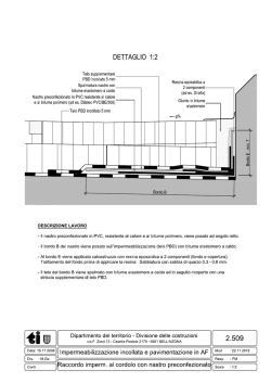 Impermeabilizzazione incollata e pavimentazione in AF