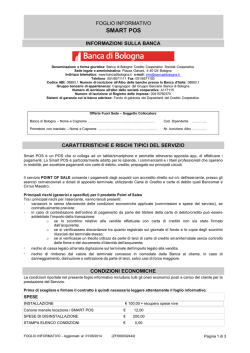 FI Smart Pos - Banca di Bologna