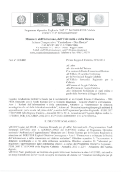 Istituto Comprensivo &rdquo;Cassiodoro