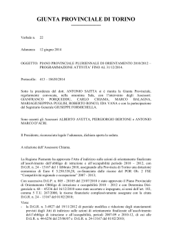413-18630/2014 - Provincia di Torino