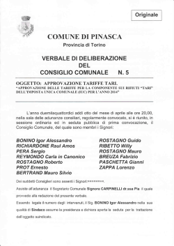 clicca qu - Comune di Pinasca