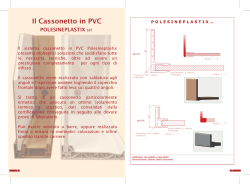 Il Cassonetto in PVC POLESINEPLASTIX srl