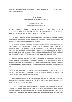 2014 - 05793 - Comune di Torino
