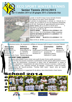 ECO SPORT TENNIS ACADEMY