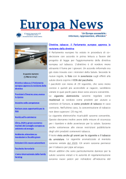 Europa News 5 marzo 2014