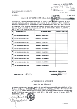 COMUNE" 01 IUQUGGlATL - Comune di Buguggiate