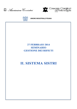 27.02.2014 Manuale del seminario SISTRI