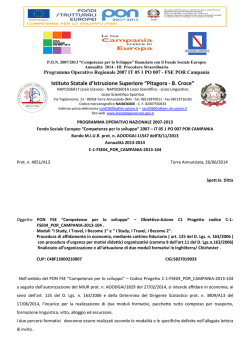lettera invito PON C-1 - liceo statale pitagora