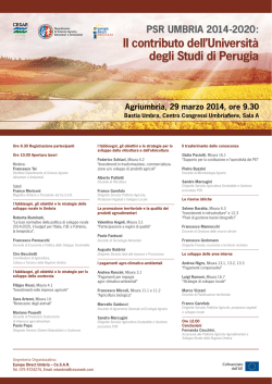 Programma evento