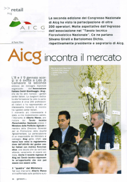 GREENLINE febbraio 2014 - Associazione Italiana Centri
