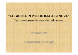 Intervento di Andrea Sbarbaro