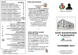 NOVEMBRE 2014 - Eventi e Sagre
