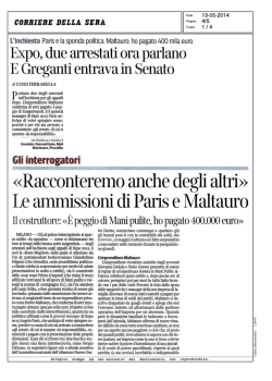 E Greganti entrava in Senato