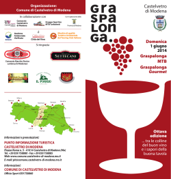 Graspalonga 2014 - Comune di Castelvetro di Modena