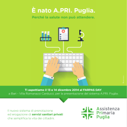 &Egrave; nato A.PRI. Puglia.