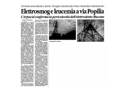 Elettrosmog e leucemia a via Popilia