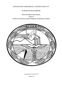 Prontuario atti societari e sezione speciale