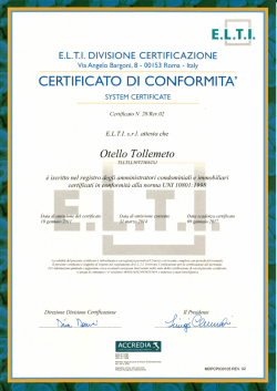 conformità - CEA 2000 srl