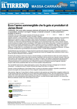 il tirreno 07/02/2014