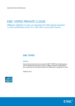 EMC VSPEX Private Cloud VMware vSphere 5.5 for up to 100