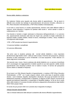 Diverse abilità, didattica e valutazione