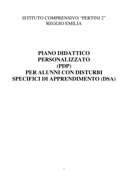 PDP CIRCOLO - Istituto Comprensivo "S. Pertini" 2