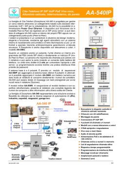 Depliant AA-540 - Tema Telecomunicazioni