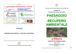 brochure - Ordine Regionale dei Geologi Di Sicilia