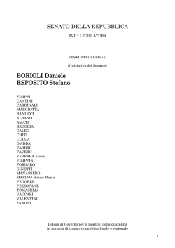 Delega al Governo per il riordino della disciplina