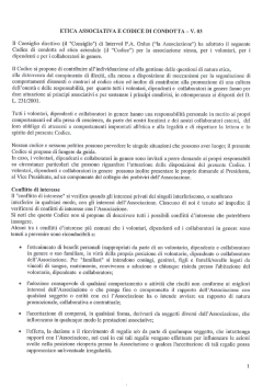 codice etico