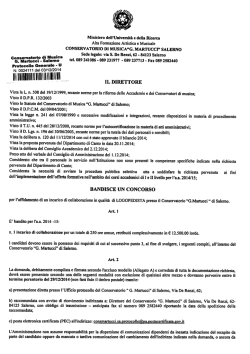 scarica qui - Conservatorio G. Martucci di Salerno