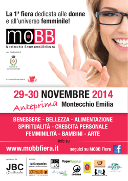 29-30 NOVEMBRE 2014 - Comune di Montecchio Emilia