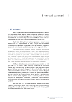 I mercati azionari I