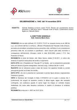 Deliberazione n. 1443 del 14 novembre 2014 [file]
