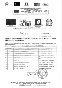 Elenco operatori sorteggiati Pon C5