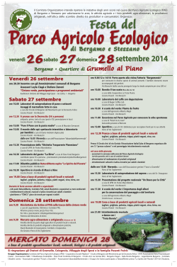 Festa del Parco Agricolo Ecologico di Bergamo e Stezzano