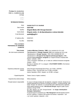 Eugenio Poletti CV in formato europeo
