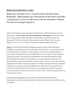 Selezione per n - Rotary Club Napoli