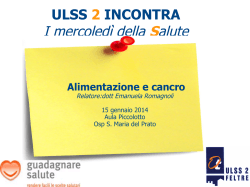 presentazione Romagnoli - Azienda ULSS 2 Feltre