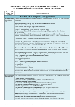 2) Modifiche PdG scheda tecnica