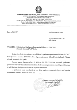 2^ e 3^ Fascia - Personale Docente - Istituto Comprensivo Statale N