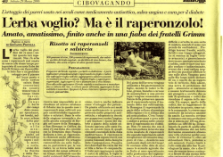 ItaliaOggi - Il raperonzolo:azienda agricola permunian adriana