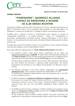 Inaugurate a Bassano le case pi&ugrave; sicure del Veneto - Allegato