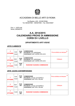 Download - Accademia di Belle Arti di Roma