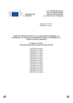 JOIN(2014) - Senato della Repubblica